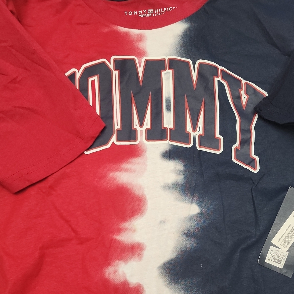 Tommy Hilfiger Kids Tee in Red, White, and Blue - Picture 6 of 7